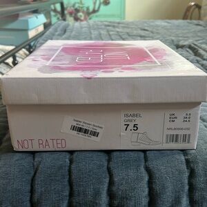 Not rated gray booties